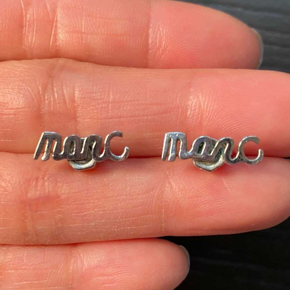 Marc by Marc Jacobs silver studs